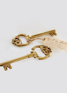 Décapsuleur tire-bouchon métallique or