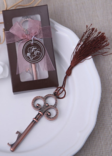 Décapsuleur tire-bouchon métallique bronzé