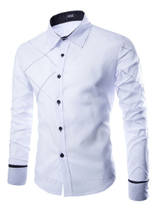 Chemise en coton manches longues