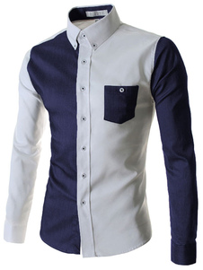 Chemise en coton manches longues