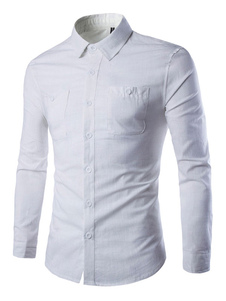 Chemise en coton manches longues