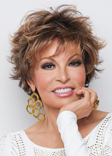 Perruque courte marron claire dégradé en fibre résistante à la chaleur droite