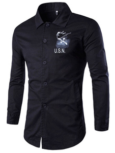 Chemise en coton manches longues