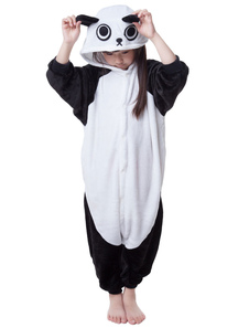 Costume mascotte noir de Panda
