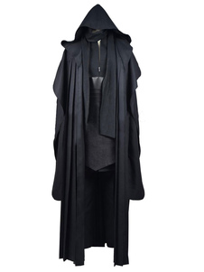 La Guerre des étoiles Cosplay Costume noir cravate PU