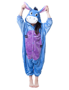 Costume mascotte bleu d'animaux