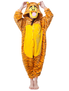 Costume mascotte jaune du Tigre