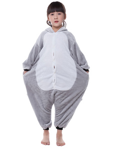 Costume mascotte gris d'animaux