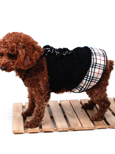 Noir Dogs'Clothes synthétique pour animaux de compagnie