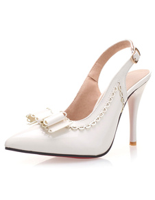 Sandales en vogue à bout pointu en PU