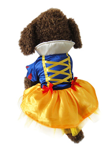 Vêtements multicolore synthétique des chiens Princess pour animaux de compagnie