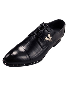 Chaussures homme en PU unicolore