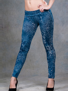 Caleçon pour femme bleu impression