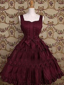 Arcs Bourgogne coton Lolita Corset pour femmes