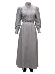 Jupe grise coton rétro Punk pour femmes