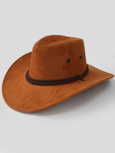 Chapeau de Cosplay de Denim de Tan Cowboy pour hommes & femmes