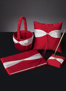 La valeur des arcs Trendy rouge & White Collection fleurs de mariage