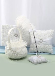 3D blanc fleurs mariage fleurs Collection série