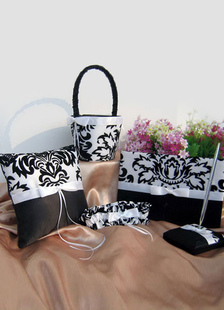 Rubans d'impression deux tons ensemble Collection fleurs de mariage