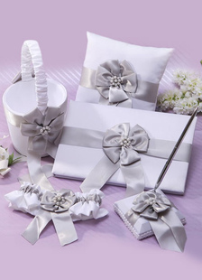 Arcs d'argent ensemble Collection fleurs de mariage