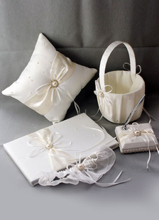 Rubans d'arcs Ivoire Set Collection fleurs de mariage