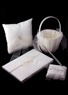 Rubans d'arcs Ivoire Set Collection fleurs de mariage