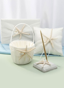 Starfish Ivoire rubans mariage fleurs Collection Set