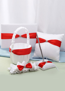 La valeur des arcs rouges & blancs Collection fleurs de mariage