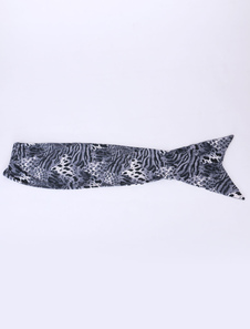 Queue de sirène multicolore velours animaux Zentai