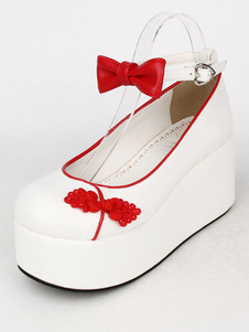 Arcs deux tons PU Lolita Shoes for Women