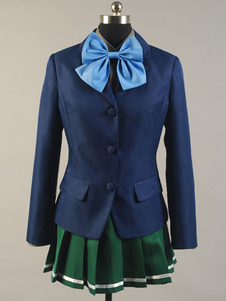 Bleu profond Accel World tissu uniforme Cosplay Costume