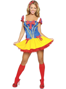 Arcs multicolores Polyester mignon Costume Princesse pour femmes