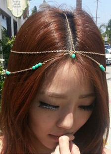 En métal doré Boho Chic cheveux accessoire pour femmes