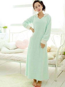 Synthétique Cosplay Costume de la mascotte lapin vert clair