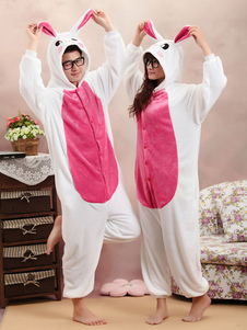 Costume de la mascotte Bunny Trendy bicolore synthétique