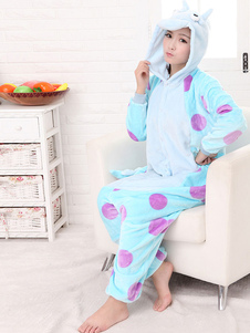 Tendance synthétique Cosplay Costume de la mascotte vache bleue