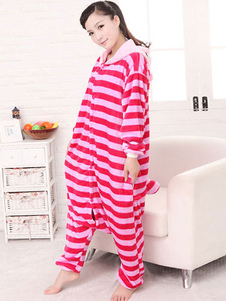 Rayures bicolores mascotte synthétique Cosplay Costume