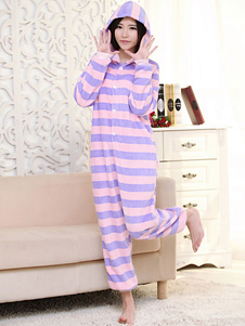 Rayures bicolores mascotte synthétique Cosplay Costume