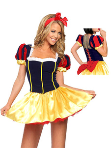 Multi couleur Costume de Princesse Sexy Polyester pour les femmes