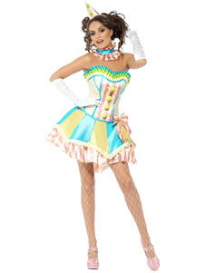 Arcs multicolores Polyester Costume de Princesse Sexy pour femmes