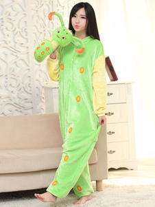 Mascotte insecte vert synthétique Cosplay Costume