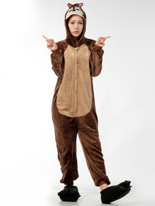 Mascotte synthétique animaux brun Cosplay Costume