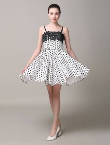 Robe bustier Homecoming impression pois multicolore