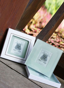 Faveurs de mariage pour le Coaster verre transparent de Chic