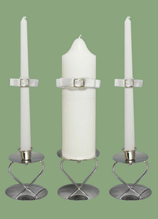 Faveurs de mariage blanc Bow tendance cire bougie