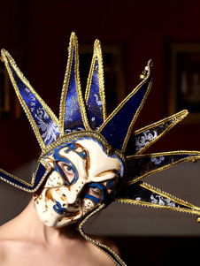 Couronne bleue résine masque unisexe