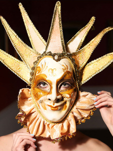 Couronne en or tendance résine masque unisexe