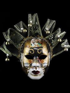 Couronne noire résine masque unisexe