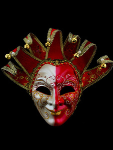 Couronne rouge résine masque unisexe