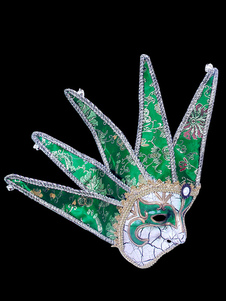 Couronne verte résine masque unisexe